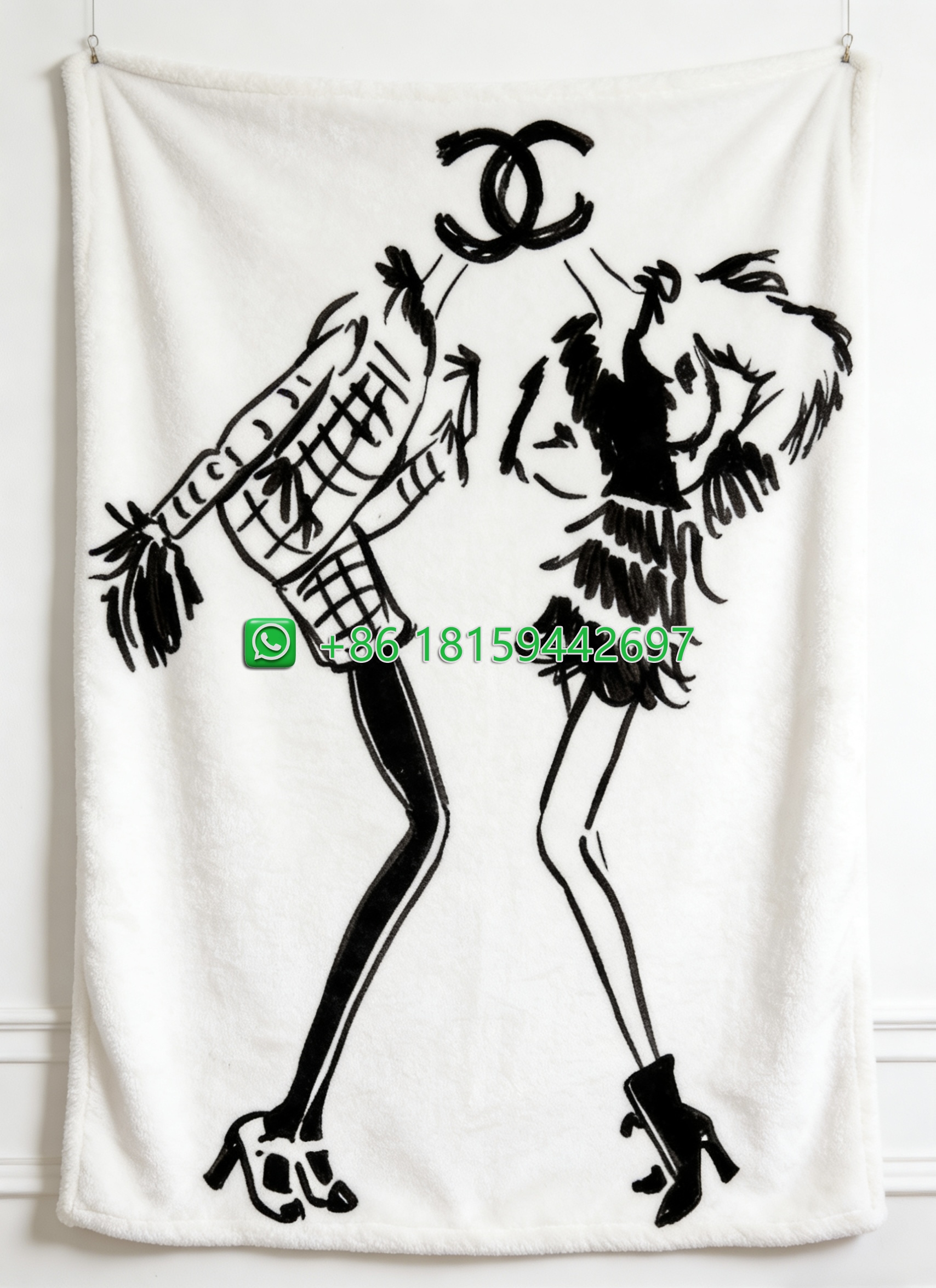 Chanel Throw Blankets
